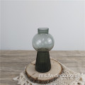 21cm Bubble Ribbed Flower Glass Vases